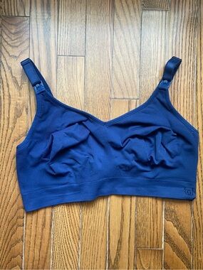 Bravado Body Silk Seamless Nursing Bra - Large Full Cup - Navy